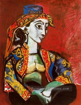  jacque - Jacqueline en costume turc 1955 Cubisme